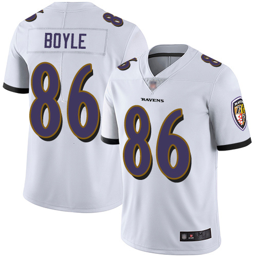 Baltimore Ravens Limited White Men Nick Boyle Road Jersey NFL Football 86 Vapor Untouchable